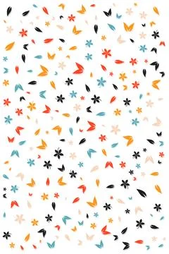 Seamless pattern with creative abstract shapes for your clothes, dress, and.. Stock Illustration