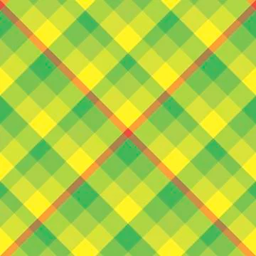 Seamless pattern in creative bright red, yellow and green colors for plaid, 스톡 일러스트