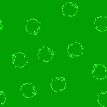 Seamless pattern creative slime frame cartoon vector Stock Illustration