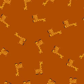 Seamless pattern creative stuffed animal toy cartoon vector Stock Illustration