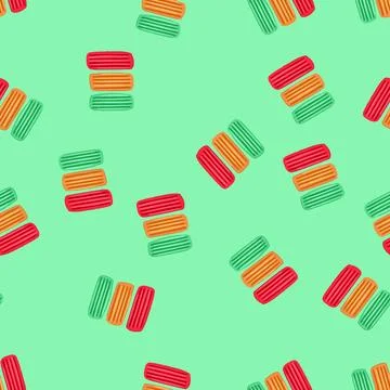 Seamless pattern creativity modeling clay toy cartoon vector Stock Illustration