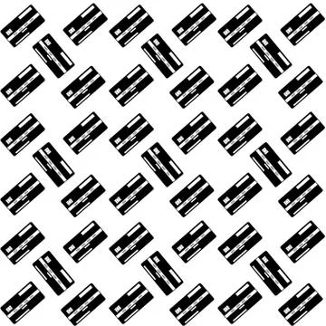 Seamless pattern credit card Stock Illustration