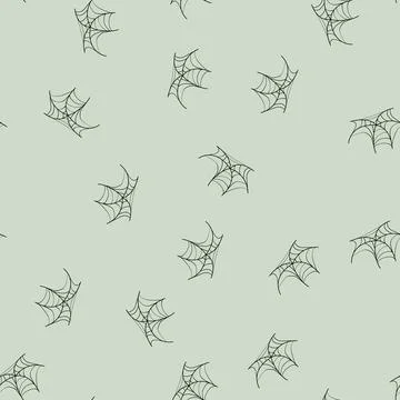 Seamless pattern creepy cobweb cartoon vector イラスト素材