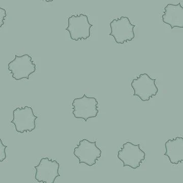 Seamless pattern crest vintage badge cartoon vector Stock Illustration