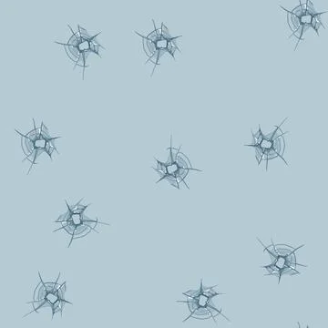 Seamless pattern crime broken glass cartoon vector Stock Illustration