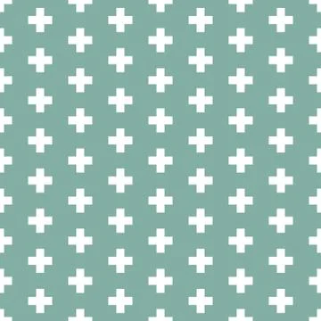 Seamless pattern with cross signs Stock Illustration