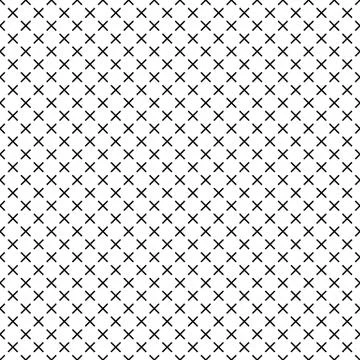 Seamless pattern from crossed lines. Endless background from crosses Stock Illustration