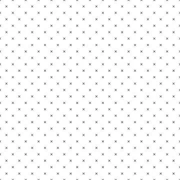 Seamless pattern from crossed lines. Endless background from crosses Stock Illustration