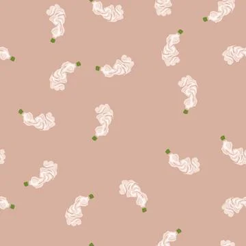 Seamless pattern crushed crumpled plastic bottle cartoon vector 库存插图