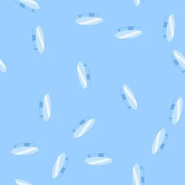 Seamless pattern crystal glass plarform cartoon vector Stock Illustration