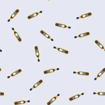 Seamless pattern crystal noise level meter cartoon vector Stock Illustration
