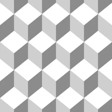 Seamless pattern  cube art Stockillustratie