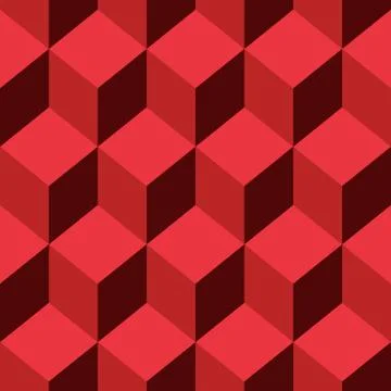 Seamless pattern  cube art Stockillustratie