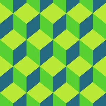 Seamless pattern  cube art Illustrazione stock