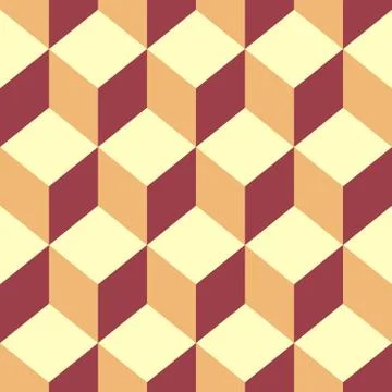 Seamless pattern  cube art 스톡 일러스트