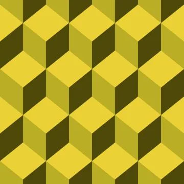 Seamless pattern  cube art Illustrazione stock