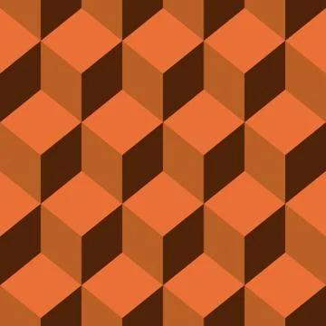 Seamless pattern  cube art Illustrazione stock