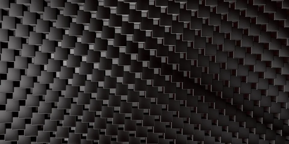 Seamless pattern of cubes. Abstract decoration. 3D Render. 스톡 일러스트