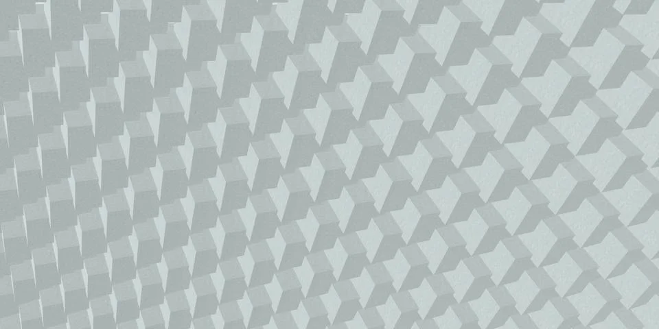 Seamless pattern of cubes. Abstract decoration. 3D Render. Stock Illustration