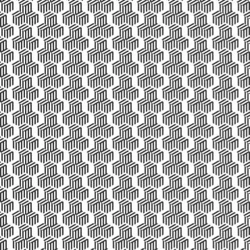 Seamless pattern with cubes. Repeating modern stylish geometric background Stock Illustration