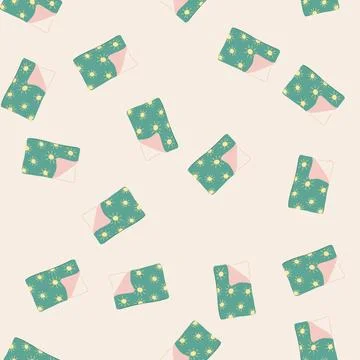Seamless pattern cuddly blanket baby cartoon vector Stock Illustration