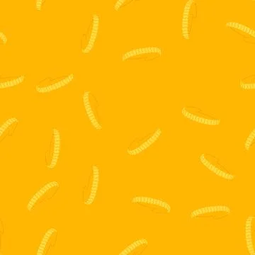 Seamless pattern cuff bracelet gold cartoon vector Stock Illustration