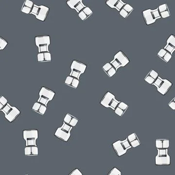Seamless pattern cup ice drip coffee cartoon vector 스톡 일러스트