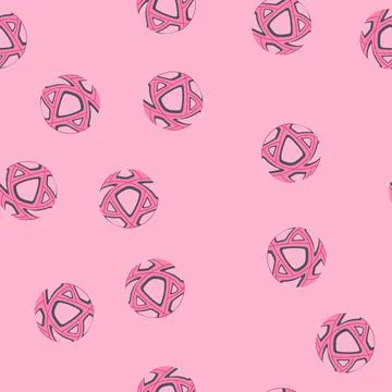 Seamless pattern cup soccer ball cartoon vector 库存插图