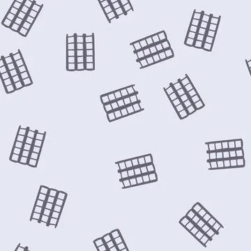 Seamless pattern curtain room divider cartoon vector Stock Illustration