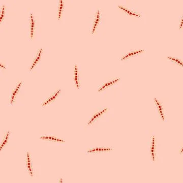Seamless pattern cut suture cartoon vector Stock Illustration
