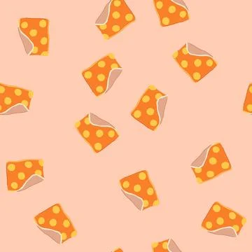 Seamless pattern cute blanket baby cartoon vector Illustration