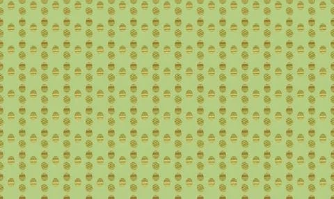 Seamless pattern of cute green frogs on light green background Stock Illustration