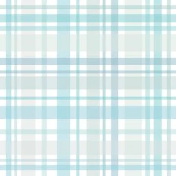 Seamless pattern in cute light blue, grey and white colors for plaid, fabric, イラスト素材