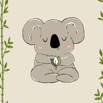 Seamless pattern with cute panda baby on color background. Funny asian animals 스톡 일러스트