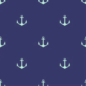 Seamless pattern with cute sea elements . Vector illustration. Stock Illustration