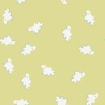 Seamless pattern dairy milk splash cartoon vector 스톡 일러스트