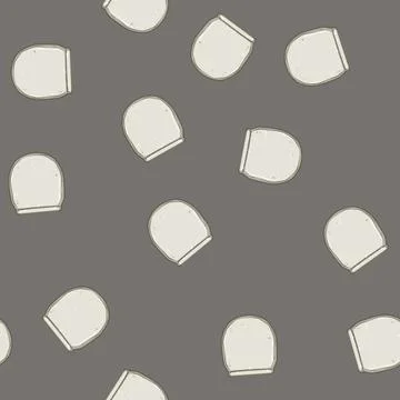 Seamless pattern dairyfree nut milk strainer bag cartoon vector Stock Illustration