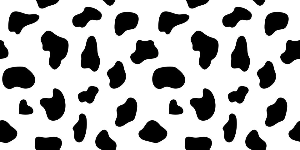 Seamless pattern with dalmatian print. Stock-Illustration