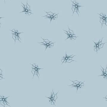 Seamless pattern damage broken glass cartoon vector Stock Illustration