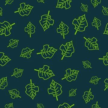 Seamless pattern of damaged leaves Stock Illustration