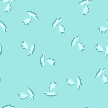 Seamless pattern danger glass broken shard cartoon vector Stock Illustration