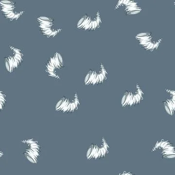 Seamless pattern danger tornado cartoon vector 스톡 일러스트