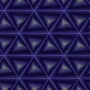 Seamless pattern with dark blue triangle shapes 스톡 일러스트