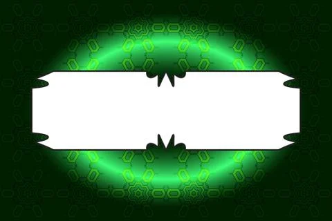 Seamless pattern on dark green background. Stock Illustration