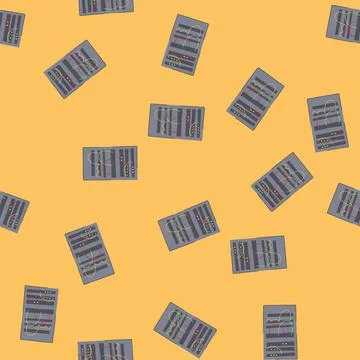 Seamless pattern data server rack cartoon vector Stock Illustration