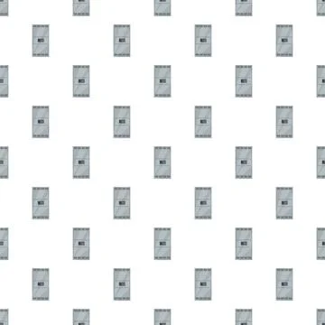 Seamless pattern with data server rack panels Stock-Illustration