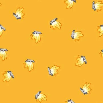 Seamless pattern debris explosion effect cartoon vector Stock Illustration