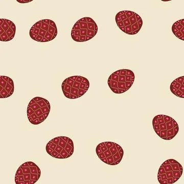 Seamless pattern decadent chocolate egg cartoon vector 스톡 일러스트