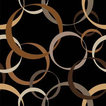 Seamless pattern decorated with chains and pearls. Stock Illustration