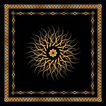 Seamless pattern decorated with chains and pearls. Stock Illustration